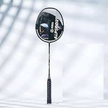 バドミントンラケット カーボンファイバー製 黒と青 Amazon | カーボンファイバーバドミントンラケット、軽量